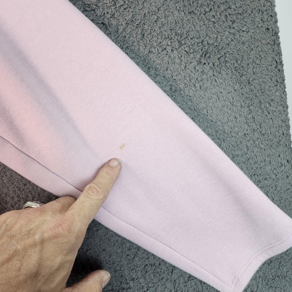 Skechers Jacket Womens 2XL Pink Fleece Full Zip Pockets Stand Collar Warm - Picture 3 of 10